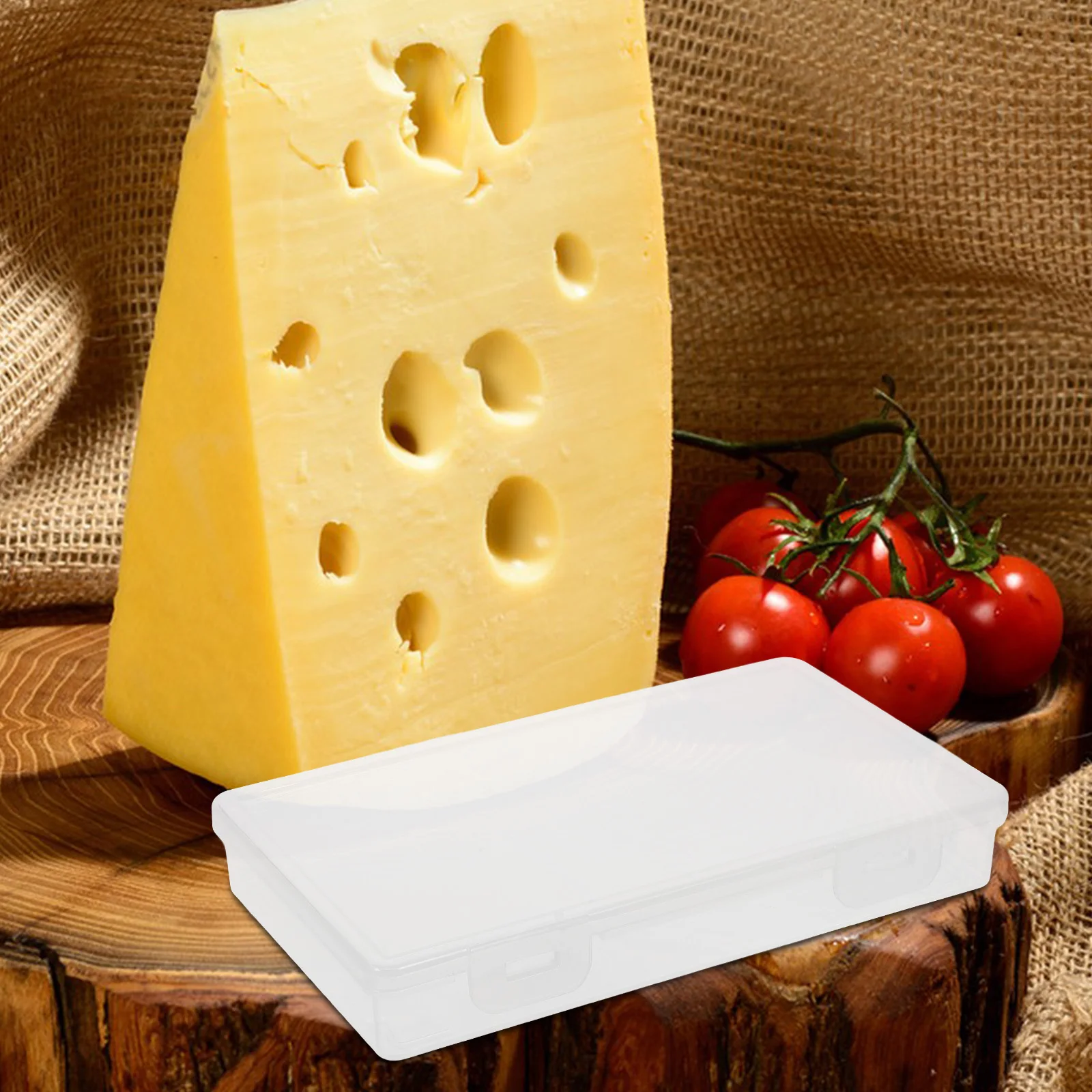 

2pcs Cheese Boxes Fresh Containers for Fridge Household Cheese Boxes Sliced Food Holder Kitchen Plastic Butter Cases