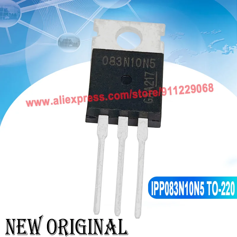 (5 Pieces) IPP083N10N5 083N10N5 100V 73A / N304AP ISL9N304AP3 30V 75A / FHP1404 1404 40V 160A / K1400A 2SK1400A 300V 7A TO-220 