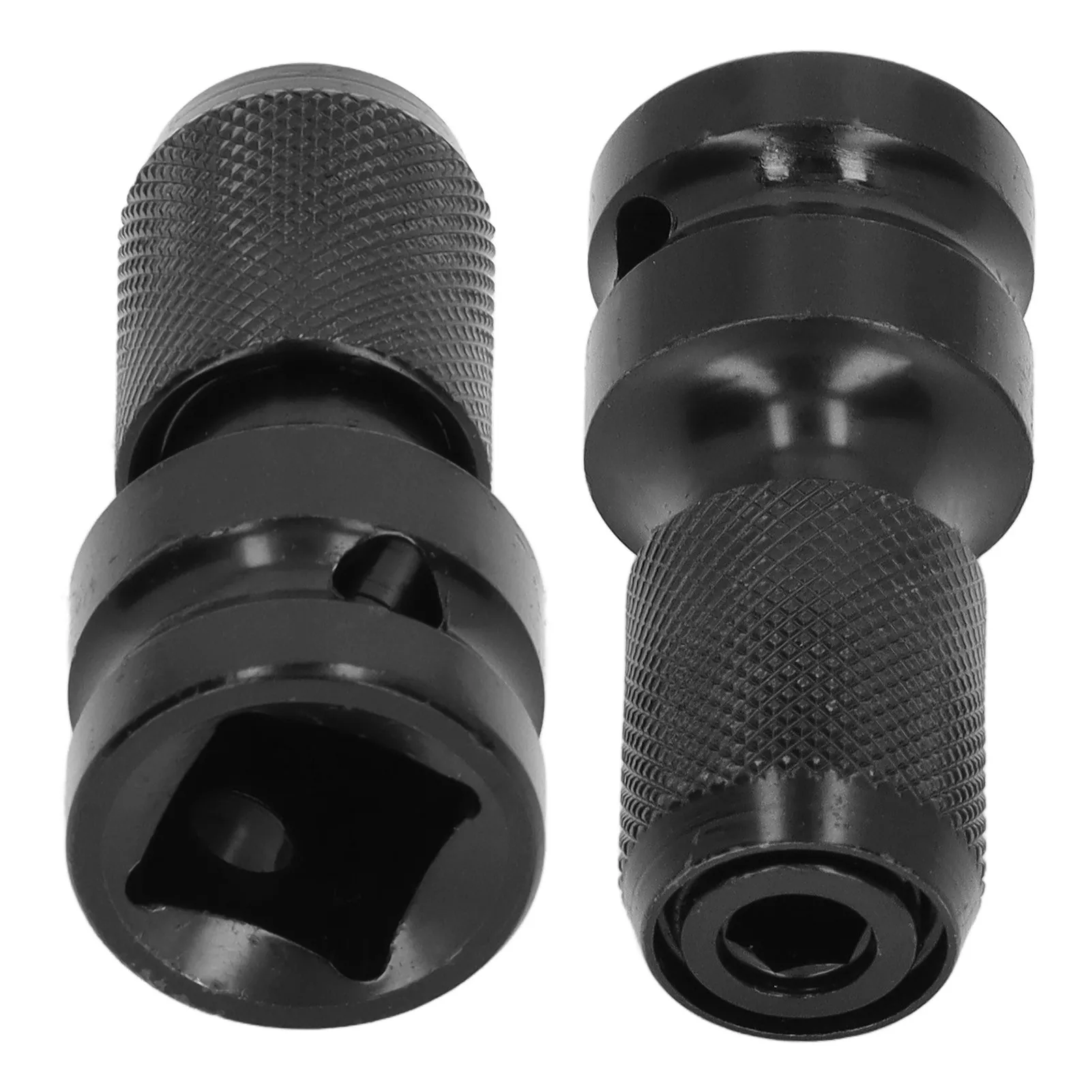 2 Sets Socket Adapter Converter 1/2in Square to 1/4in Hex Quick Release for Drill Wrench