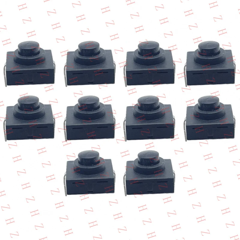 U+ Self Locking Flashlight Switch 10PCS 12 12 9 4mm 1A 30V Compact Design （Minimum order 10 pieces）