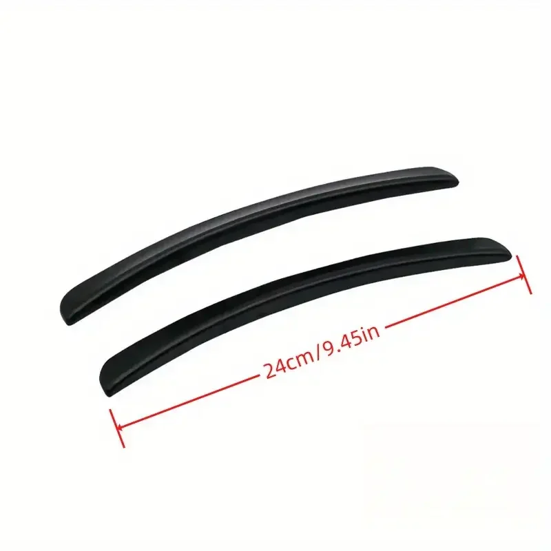 2pcs Universal Wheel Arch Protectors For Cars Silicone Mudguard Eyebrow Vent Covers External Automotive Accessories