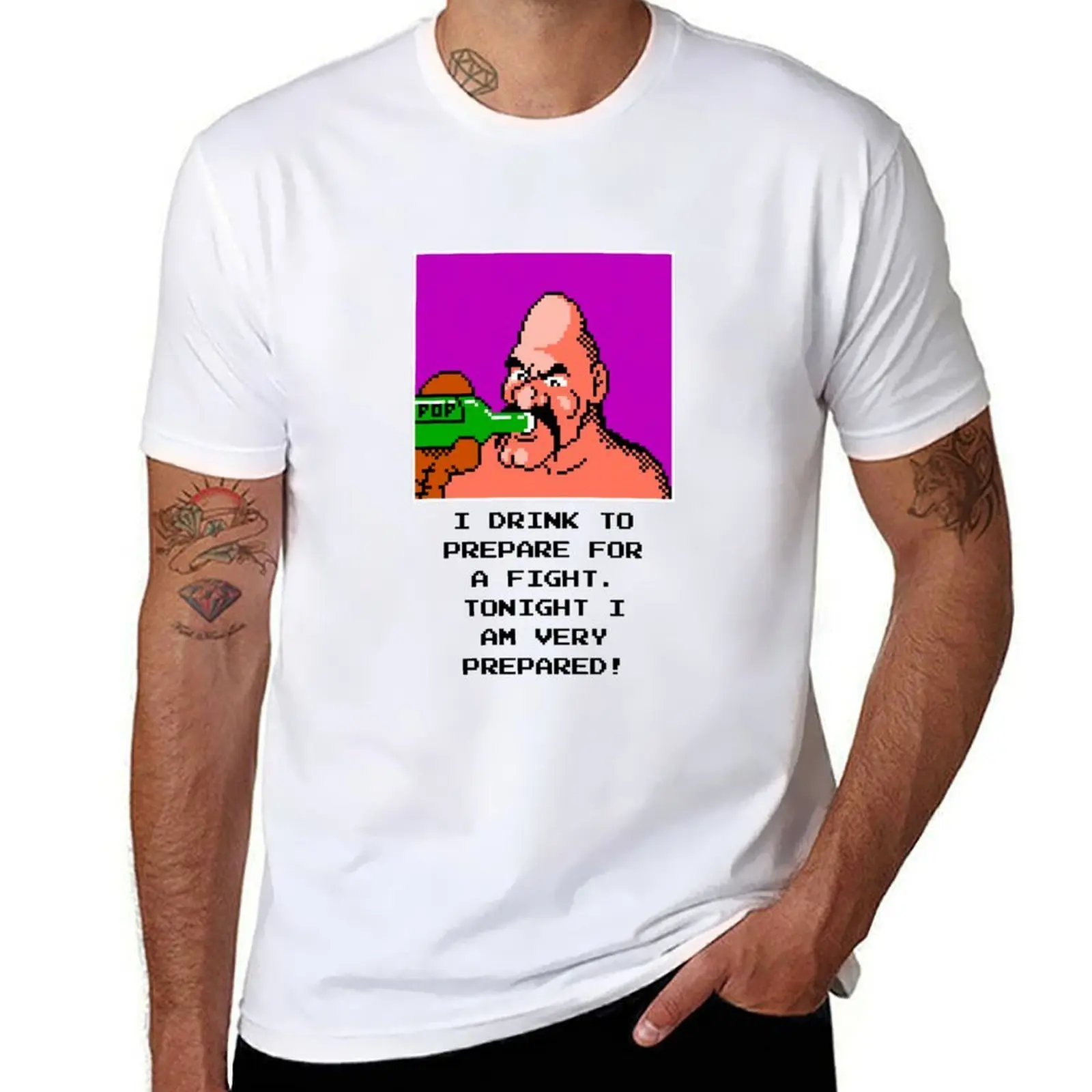 Punch Out - Soda Popinski T-Shirt cotton t shirts man 100% t shirts for man pack white T-Shirt