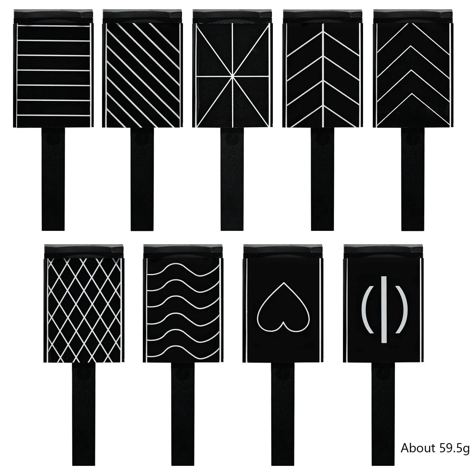 9/5Pcs 네일 아트 도구 세트 고양이 눈 자기 막대 강력한 자석 젤 연마에 적합 아름다움 매니큐어 장식 Supplie