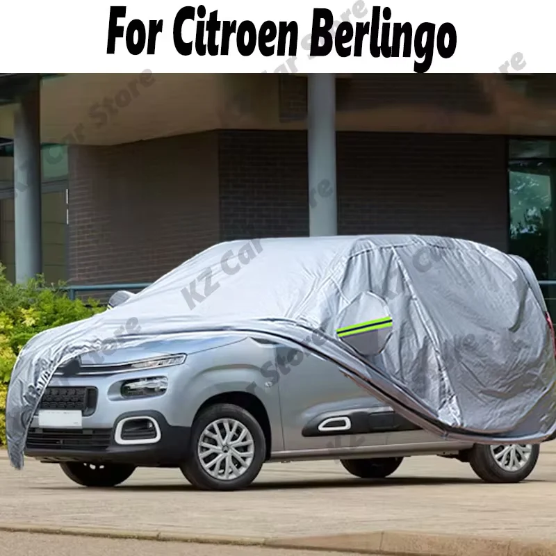 Waterproof Car Cover For Citroen Berlingo Outdoor Anti-UV Sun Shade Rain Snow Ice Dust Protection MPV Cover