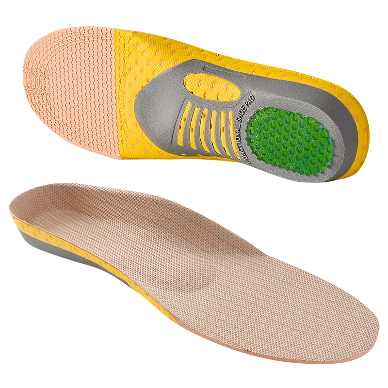 1 Paar orthopädische Schuheinlagen für Plantarfasziitis, Fußgewölbeunterstützung, Gel-Komfort-Einlegesohlen, sportliche Laufeinlagen für Damen und Herren