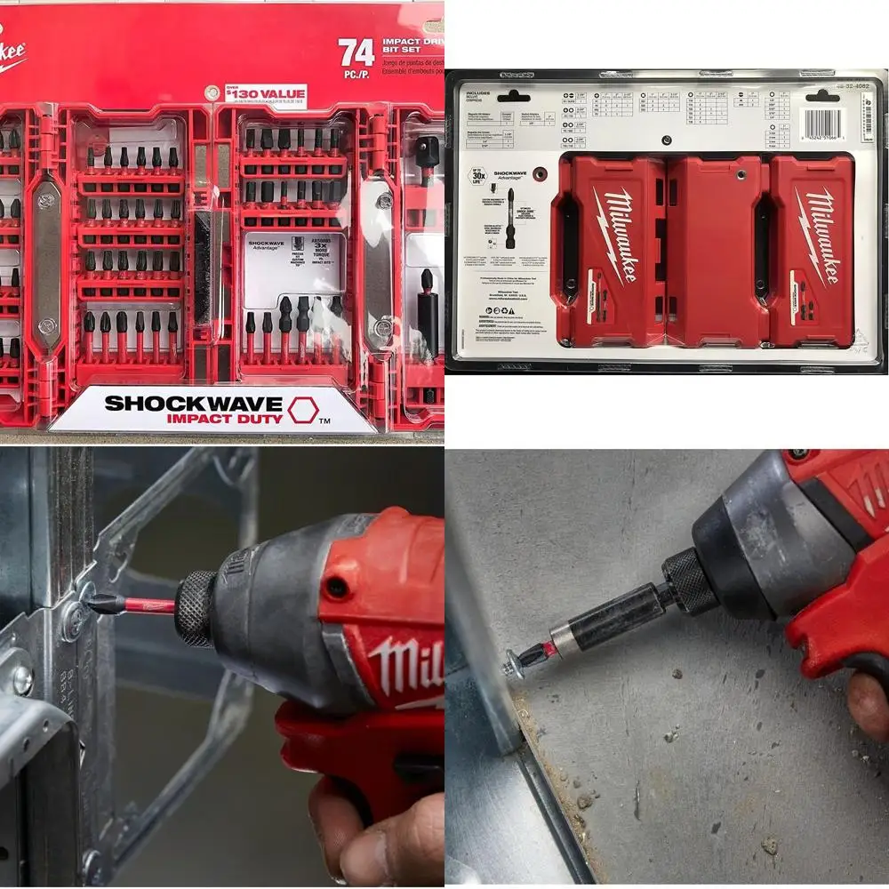 

Shockwave Impact Driver Bit Set (74 Piece) 48-32-4062