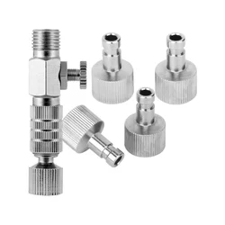 Durable Airbrush Quick Release Coupling Disconnect Connector Adapter Standard 1/8 Inch Plug Fitting