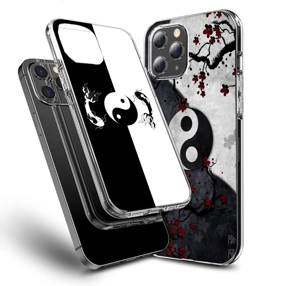 Eight Diagrams Taiji Yin Yang Phone Case For Apple Iphone 15+ 14 Plus 16 Pro Max 12 13 Mini 11 Pro X XS Max XR Cover Shell Coque