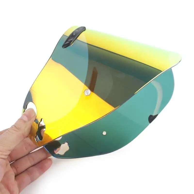 31BC دراجة نارية الخوذات عدسة أقنعة عالية الشفافية Sunshades يوم الليل استخدام الرياح لوكالة XD4 UV الحماية درع #4