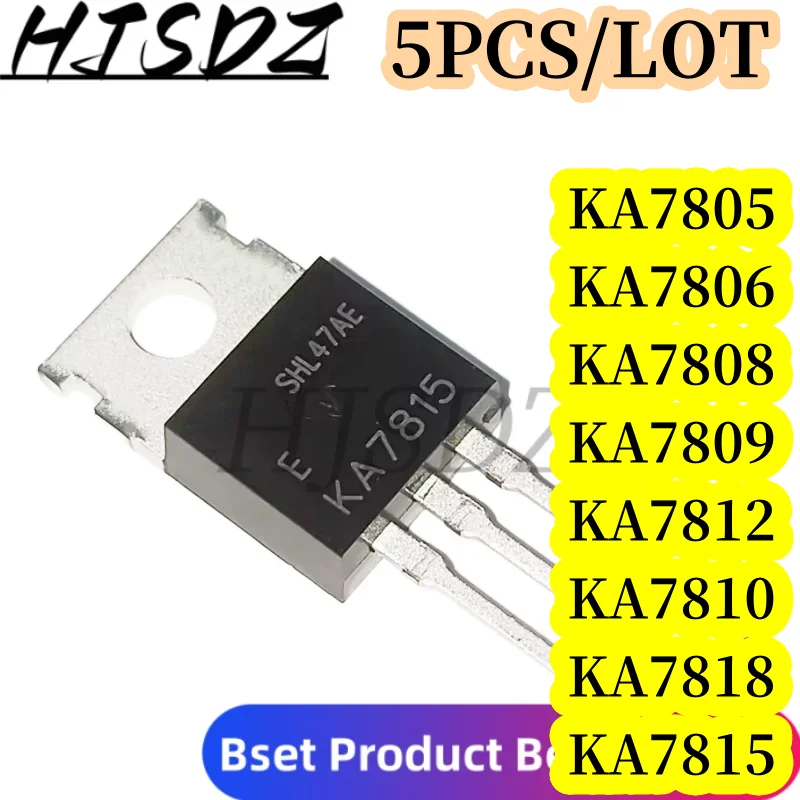 KA7808 KA7805 KA7806 KA7809 KA7810 KA7812 KA7815 KA7818 KA7824 a-220 Original nuevo