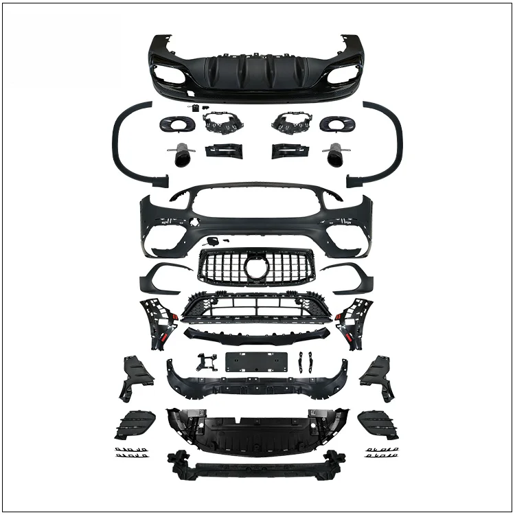 Include front amd rear bumper Body kit for Mercedes Benz GLB class X247 2020-2022 change to GLB35 AMG