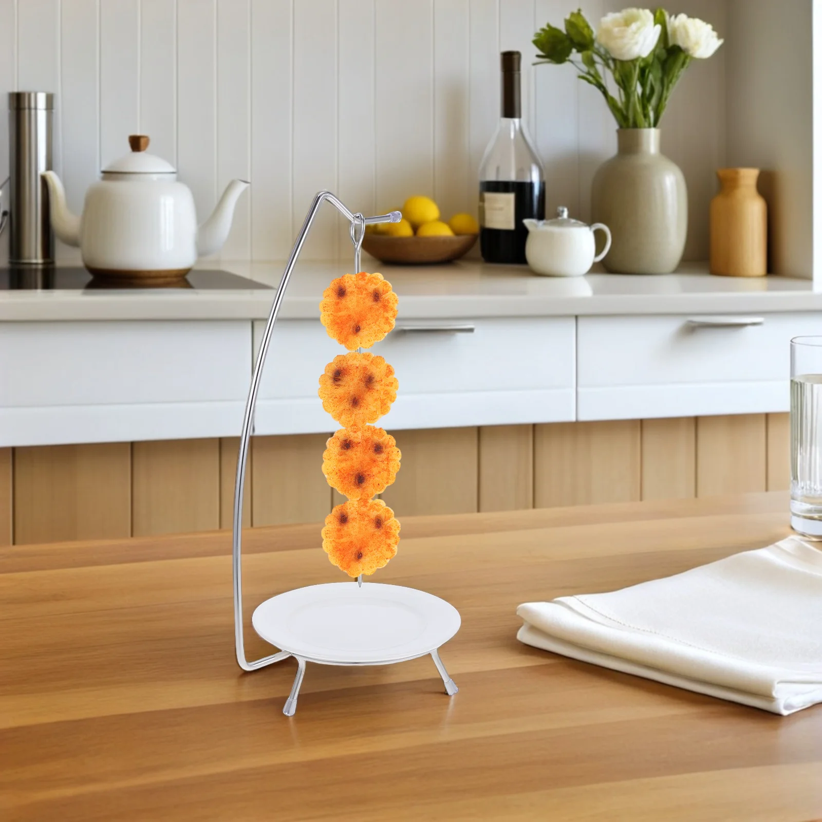 

1Set Bbq Skewers Stainless Steel Barbecue Skewers Grill Sticks Multipurpose for Meat Vegetable Outdoor Party Cooking