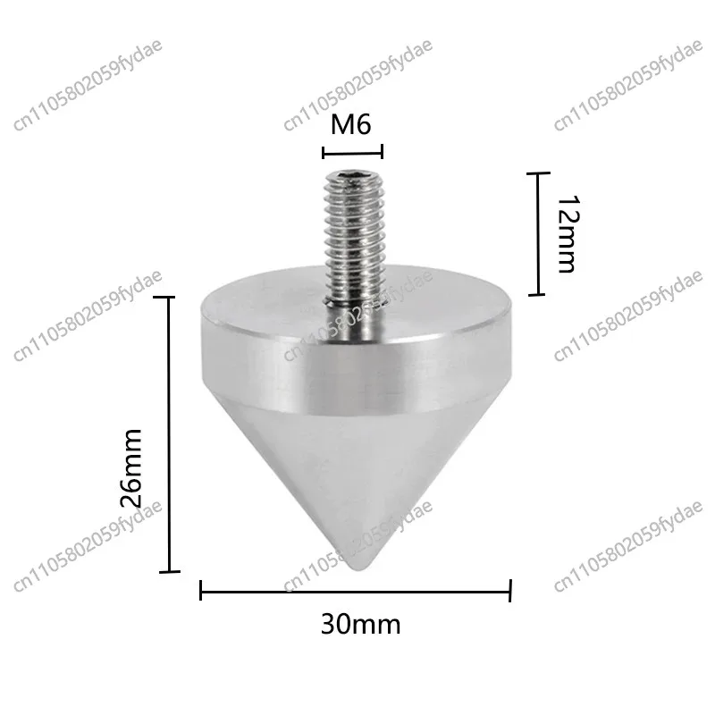 Audio 316 Stainless Steel Speaker Amplifier Rack Stand Isolation Damping Feet Pad Nail Shock Spikes Cabinet Tripod