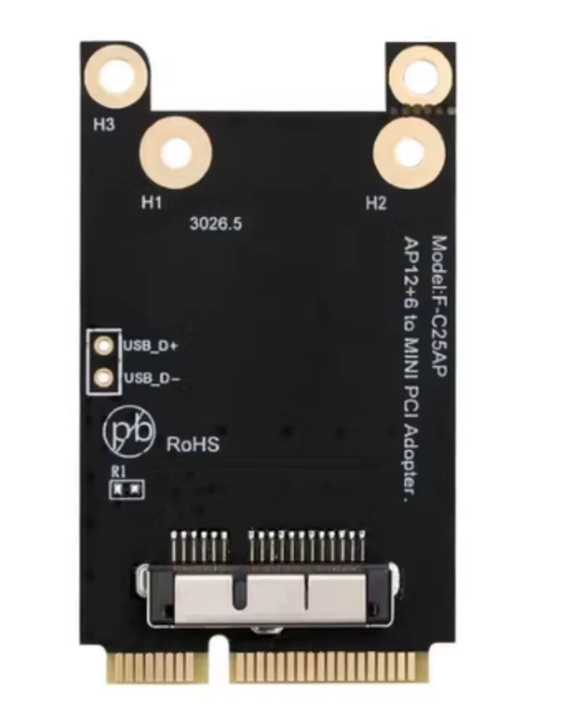 BCM94360CD WLAN Accessory Interface Converter Board Adapter for MacOS Mini Pcie Module 2.4GHz WIFI Network Card Laptop BT4.0