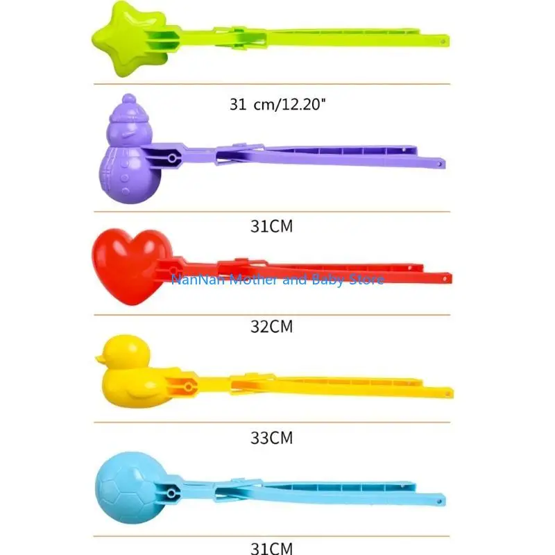 Śnieżki na zewnątrz klip śnieżnych zacisków