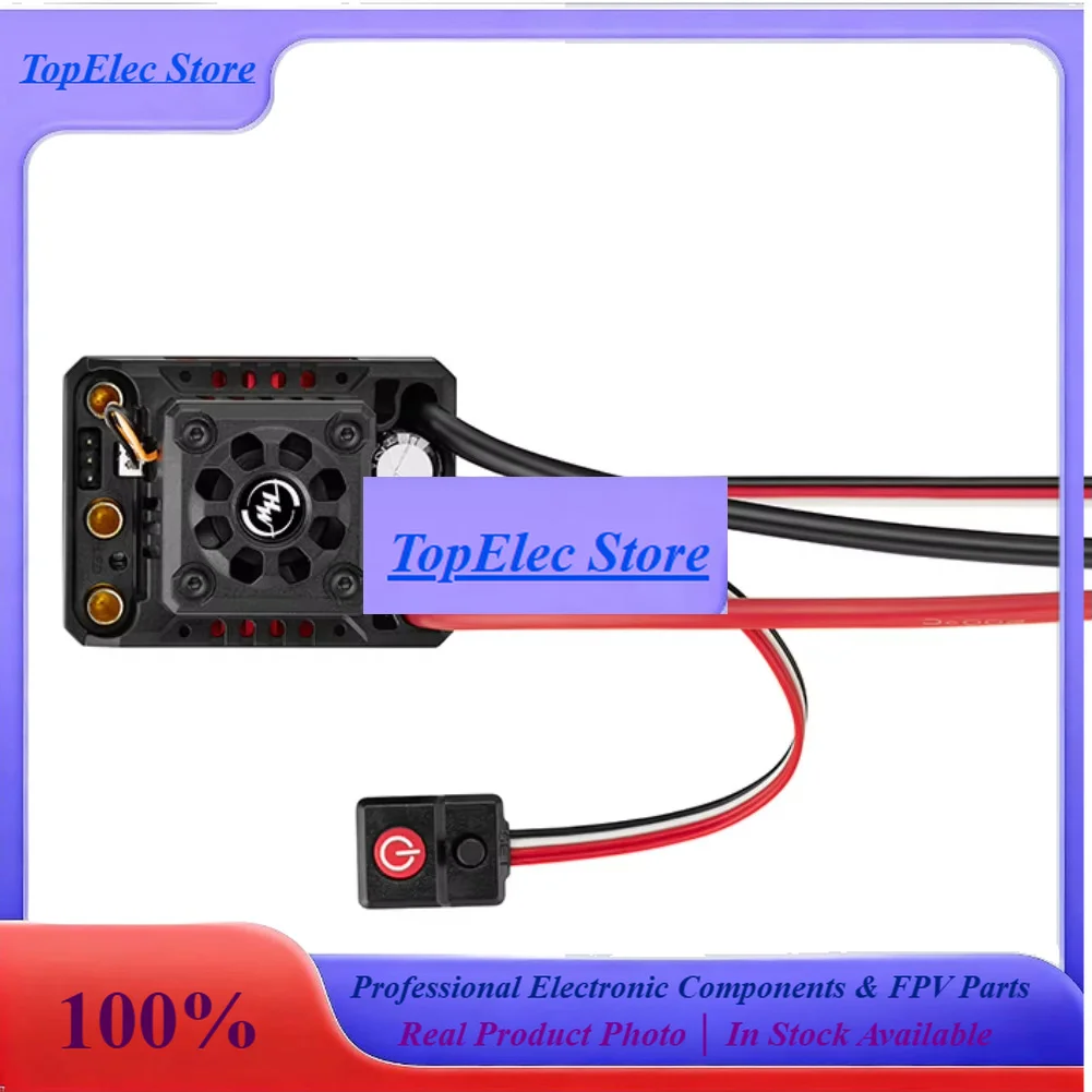 TopESsHobbywing QUICRUN WP 10BL120 G2 ESC 120A 2-4S Lipo Speed Controller Brushless Sensorless For 1/10 1/12 RC Car Toy Spare Pa