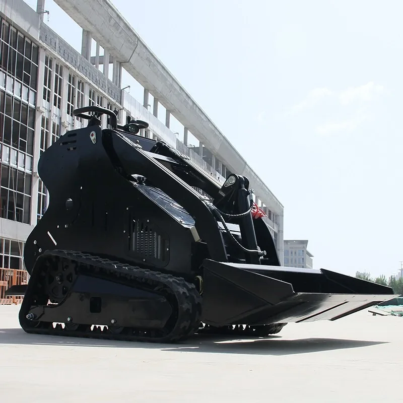 جرافة انزلاقية - جرافة الدفة الزاحفة المثلثة 13.5 حصان، مدفوعة بالبنزين، أسطوانة مقلوبة، مشعاع خلفي #4