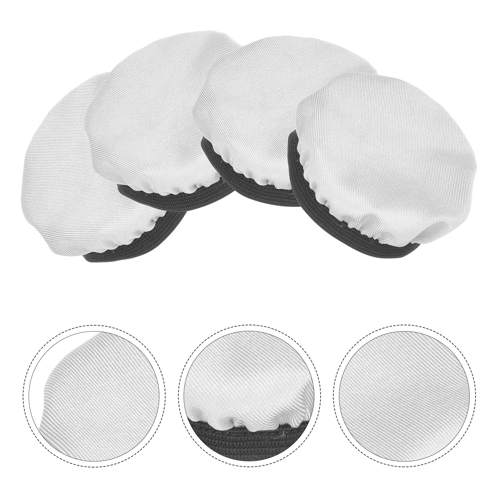 

4 Pcs Earplugs Headset Gaming Hair Dye Cover Rig Headphones Stretch for Protector