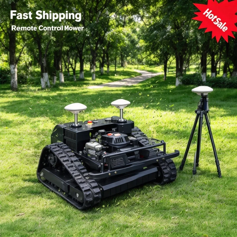 Customized Hot Sale Remote Control Lawn Mower Cordless Lawn Mower High Efficiency For Home Courtyard Garden