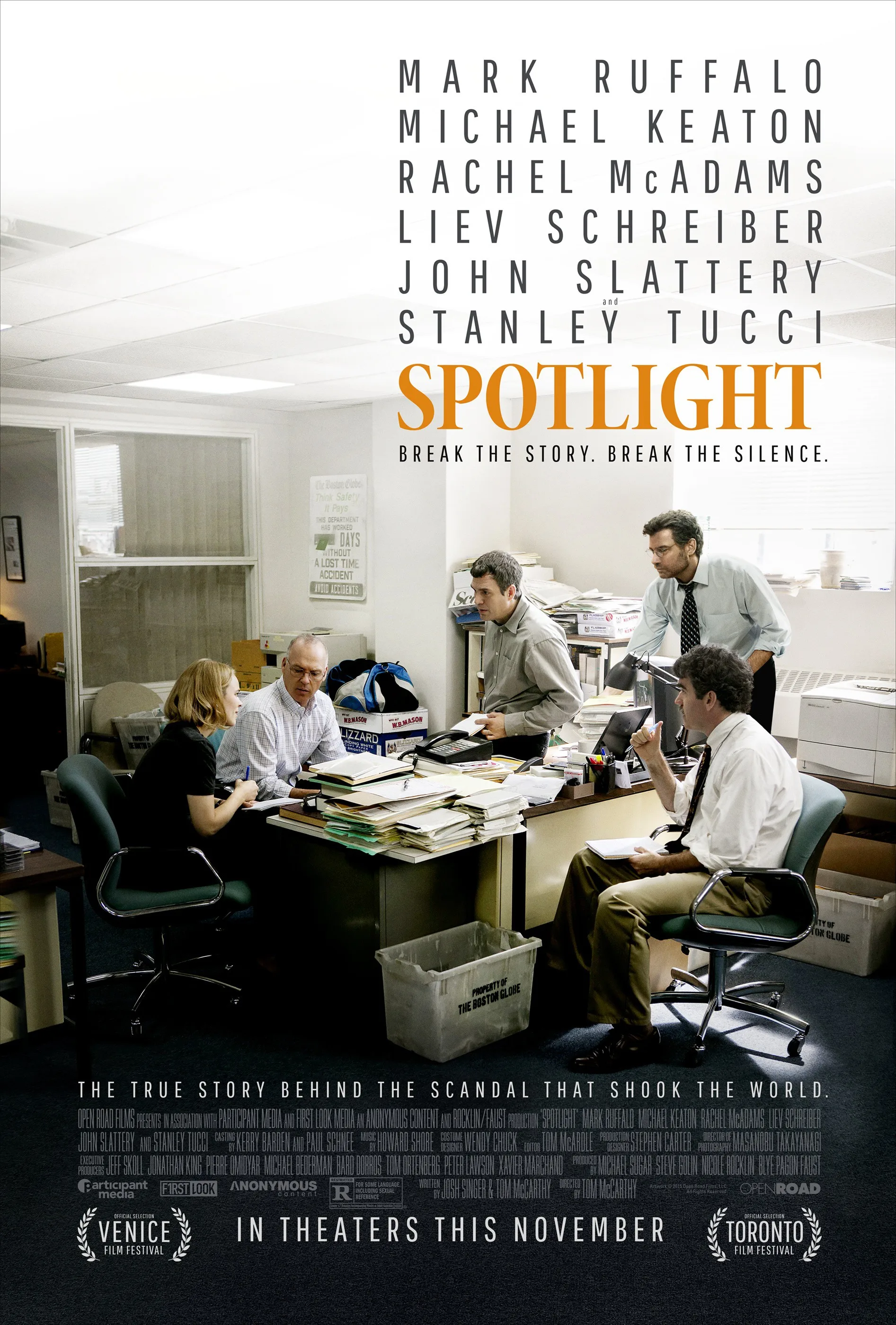 Movie Spotlight (2015) Silk Poster Home Decorative Wall Painting