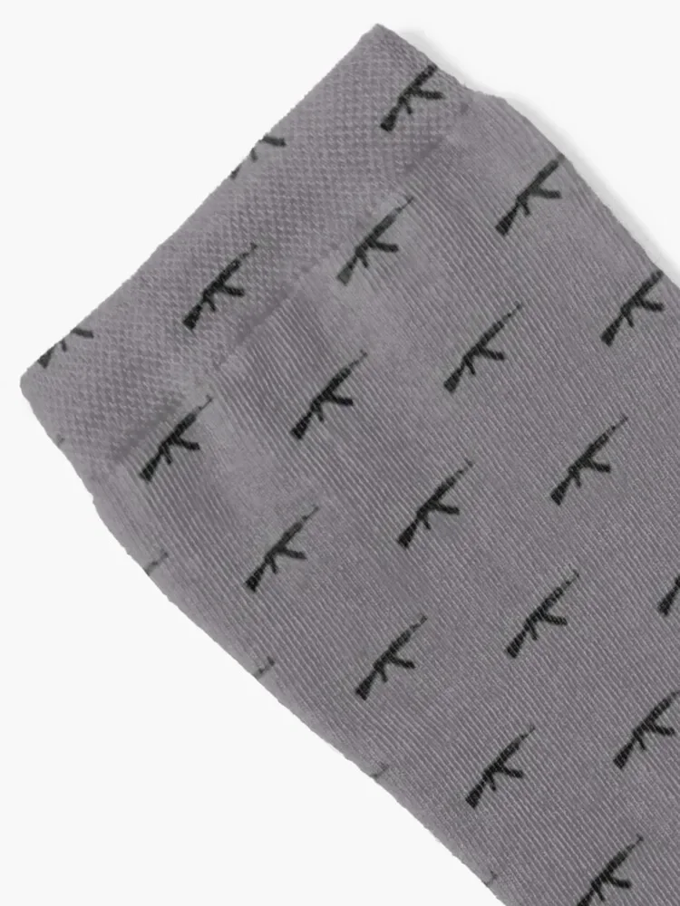 AK-47 kalashnikov assault rifl Socks Lots Wholesale christmas gift cartoon Socks Women's Men's