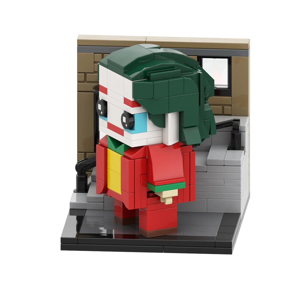 Gobricks MOC joker Klocki Model Joker Schody Zestaw klocków Zabawka Prezent