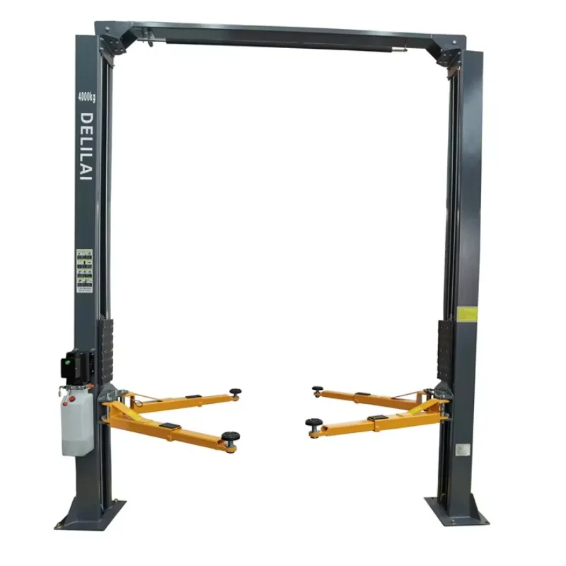 4T Double Column Gantry Two Post Auto Hoist 2 Post Car Lift Clear Floor Hydraulic Vehicle Elevator