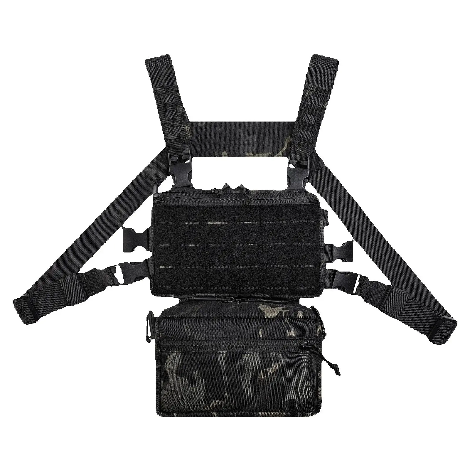 Bolsa táctica de pecho MOLLE multifunción para accesorios exteriores - imagen 4