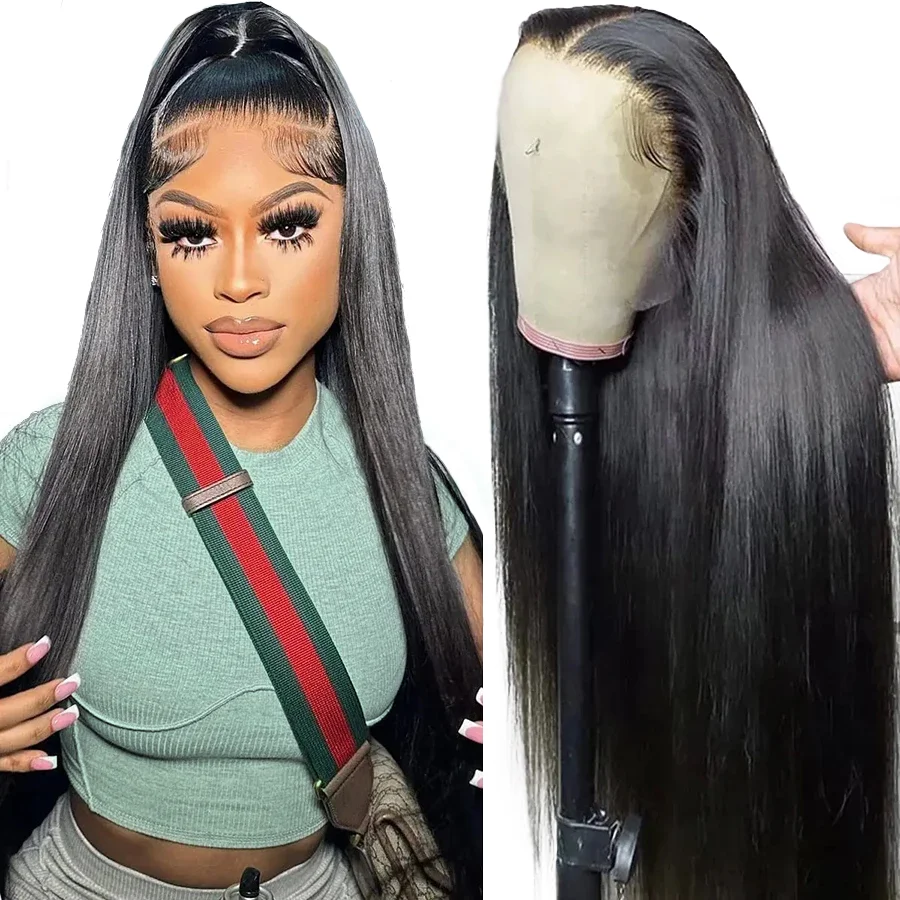 

Hd Lace Frontal Wig Human Hair Pre Plucked Bone Straight Wigs For Women 13X4 13x6 HD Lace Front Human Hair Wig