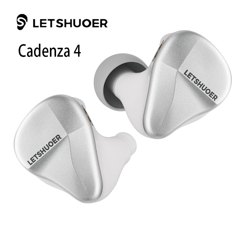 

LETSHUOER Cadenza 4 wired IEM Hifi earphones Beryllium coated DD BA hybrid High-fidelity monitoring in-ear monitor