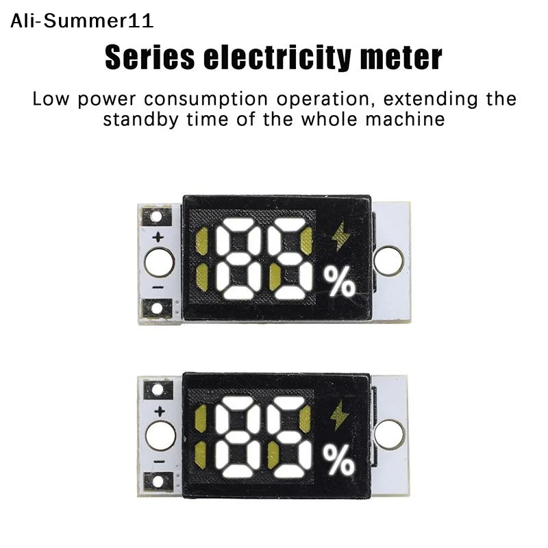 【R11】2026 New Mini Battery Level Indicator Module Voltage Tester 1S 2S 3S 4S Series Battery Meter Lithium Battery Display Module