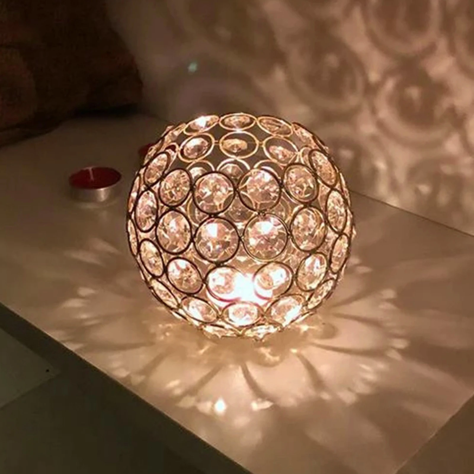 Classic Ceiling Light Shade Replacement Cover Clip On Crystal Lampshade Only for Table Lamp Wedding Bathroom Library College