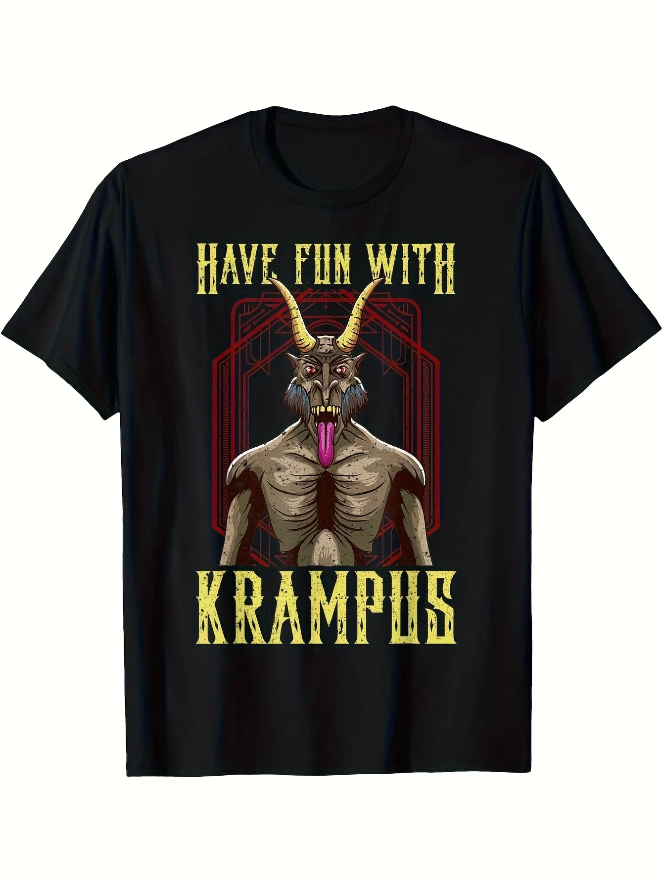 2026 New Claps Horror Comedy Christmas T-shirt with 