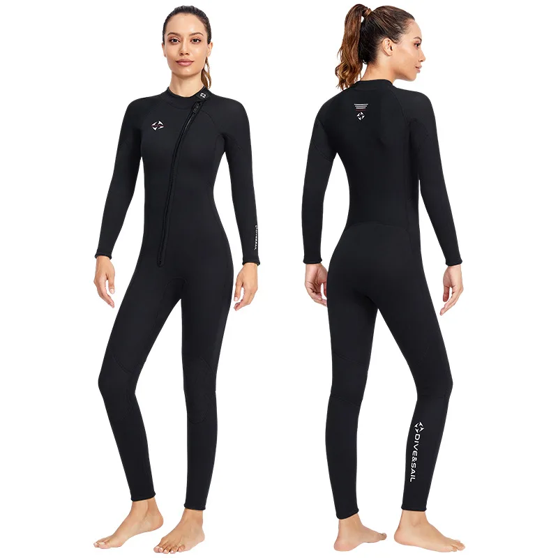 Oulylan 3MM Neoprene Diving Suit Fishing Warm Surf Scuba Wetsuit Men One Piece Suits Premium Keep Spearfishing Kitesurf Women