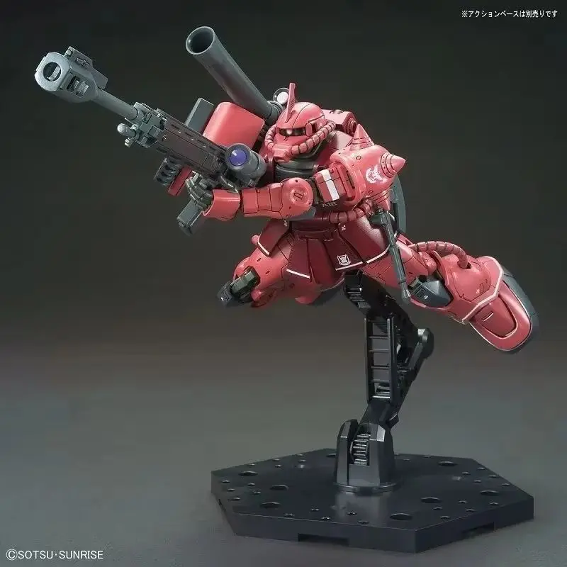 HG 1/144 GTO Char's Red Comet Zaku Kit di Modellismo da Assemblare, Action Figure, Decorazione da Scrivania, Regalo da Collezione per Ragazzi e Collezionisti