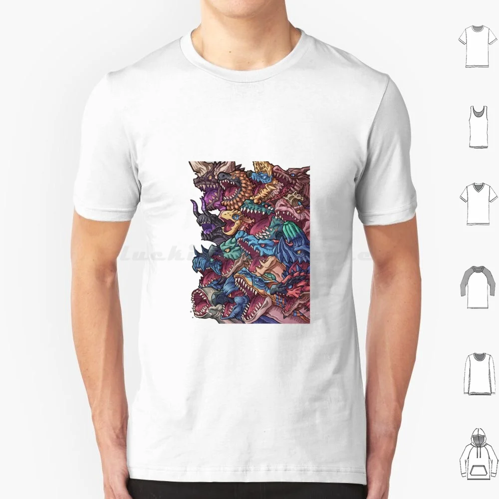 Monster Hunter T Shirt Big Size 100% Cotton Monster Hunter Monster Hunter World Iceborne Monster Hunter World Monster Hunter