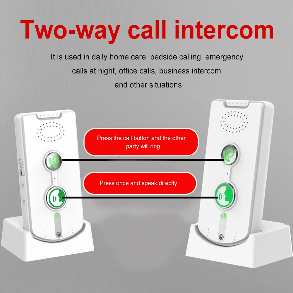 2-сторонний голосовой домофон, беспроводной интерcomunicador на большие расстояния, водонепроницаемый домофон, система дверного звонка для дома, больницы, офиса