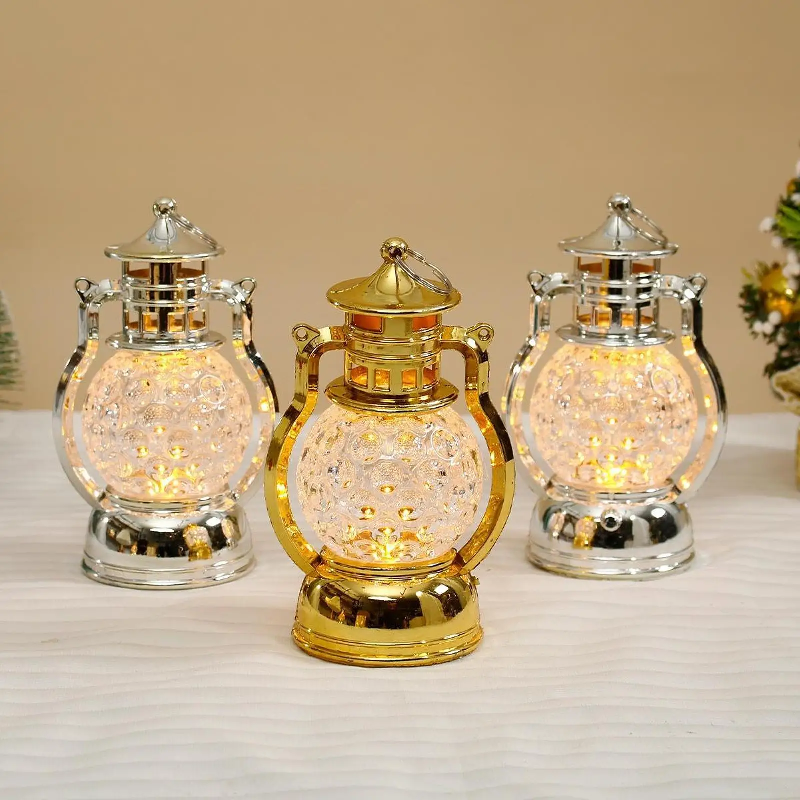 LED Lantern Portable Decorative Lantern for Tabletop Colleagues Gifts