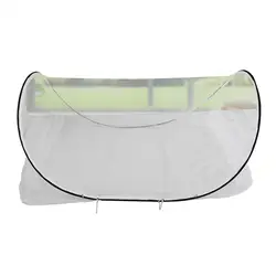 Popping-up Mosquito Net Portable Foldable Fine Mesh Mosquito Net for Camping Travel Adjustable Single Person Tent with Popping