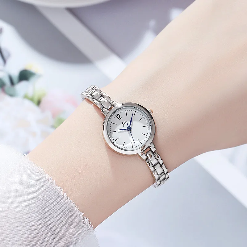 Fashionable women\'s watch brand alloy small dial elegant bracelet watch minimalist female student lock W103