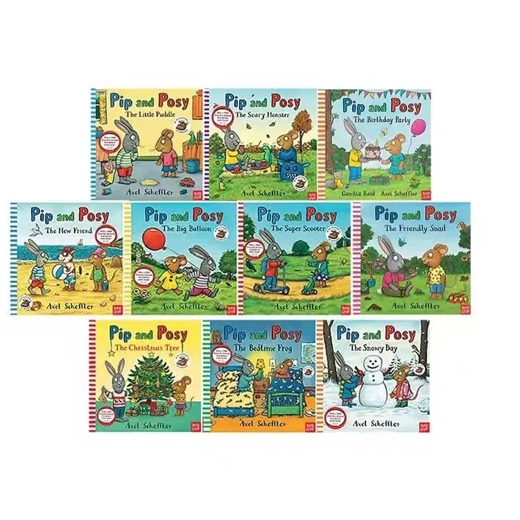 Percy and Pip series Pip and Posy 10 early childhood education books in English