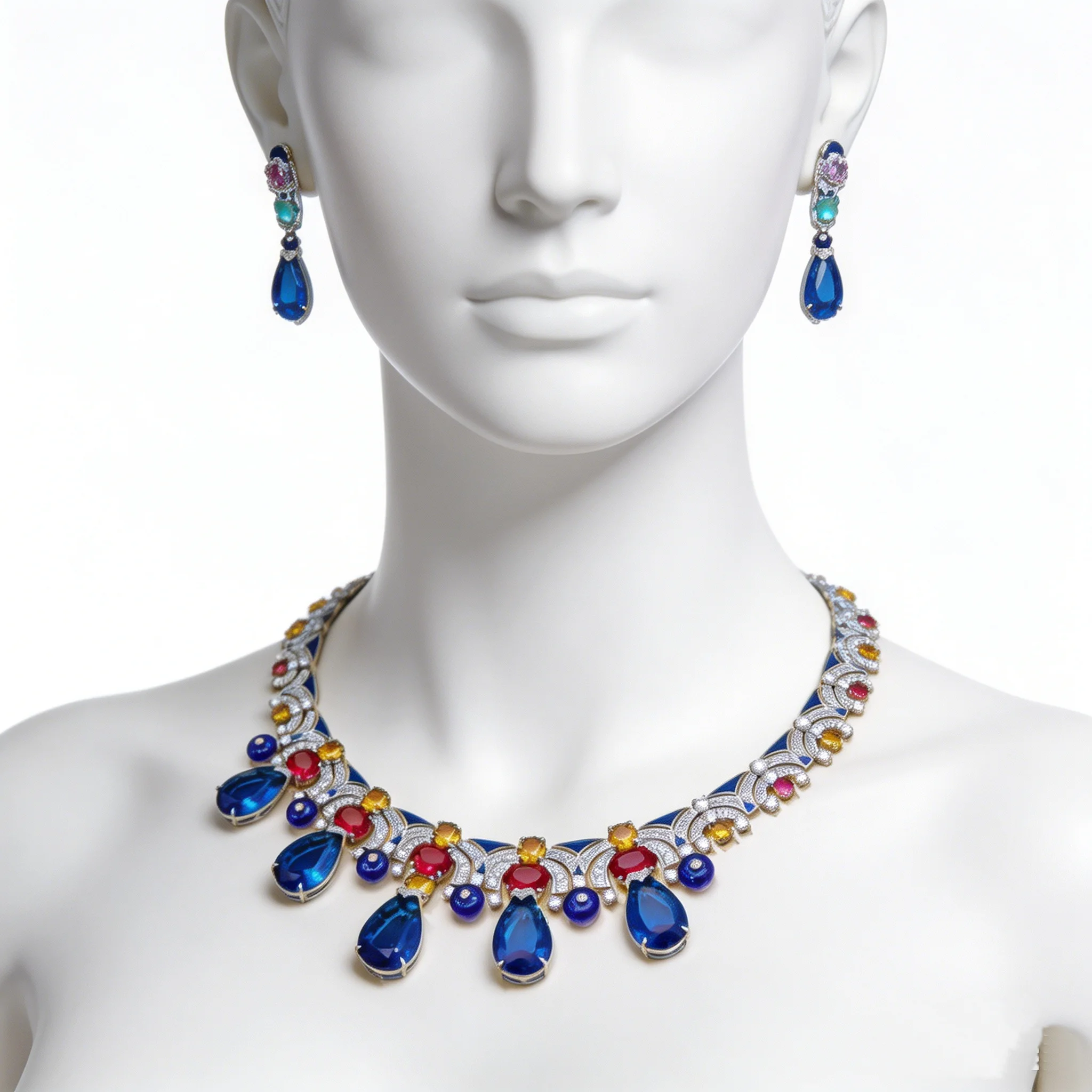 Vintage Collectible Jewelry - Designer Collection Style Earrings Necklace Women