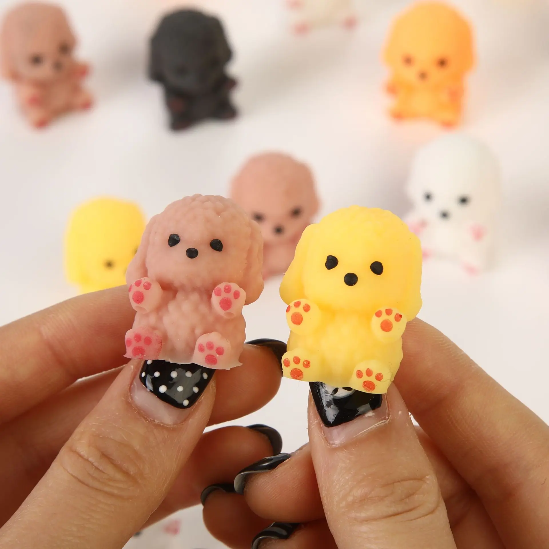 Hot Selling Mini Puppy Squishy Toy, Cute Cat Paw Realistic Food Prop, Funny Anxiety Relief Fidget Toy