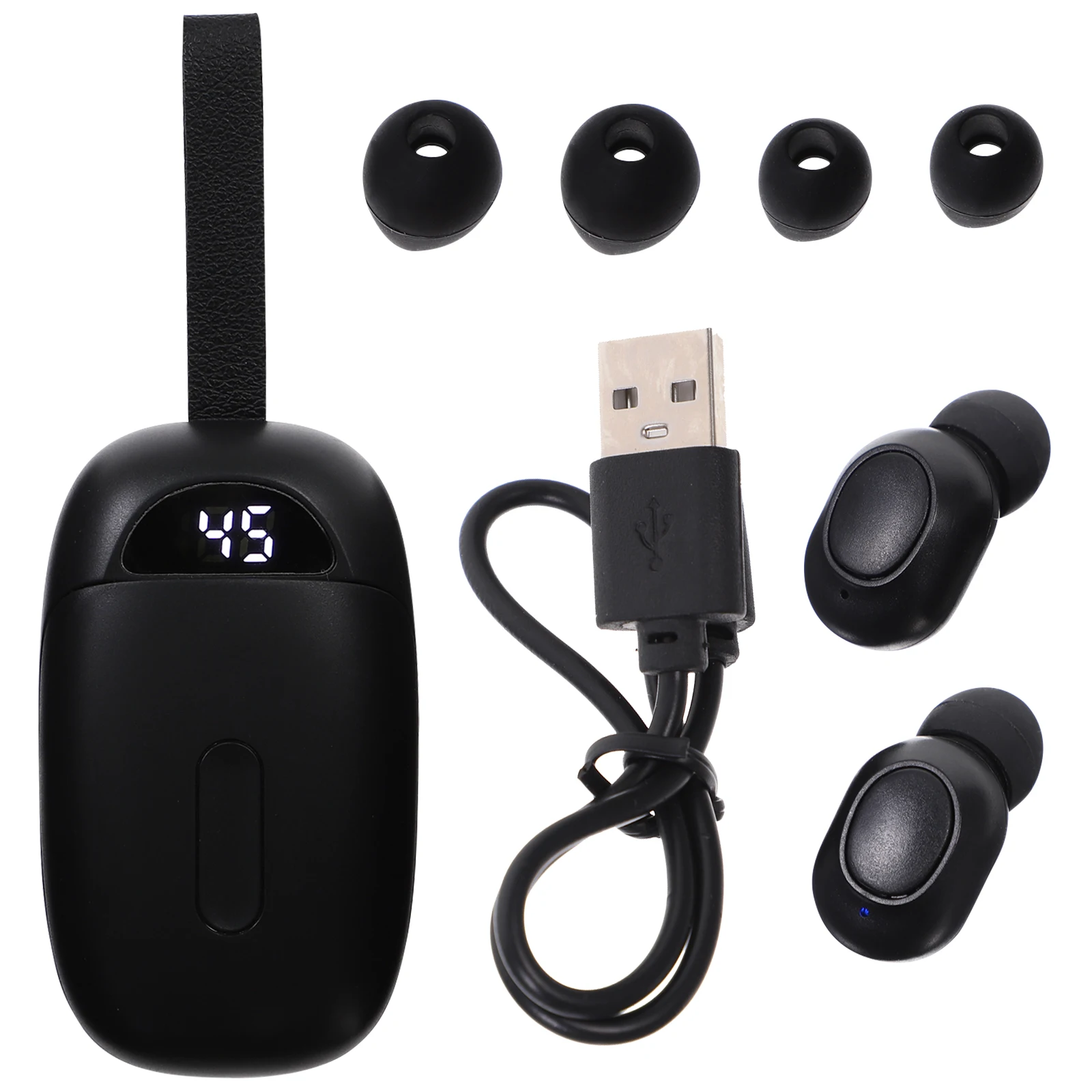 

1 set Upgraded Earbuds Wireless Stereo Headset Touch Control Noise Reduction Call Music Support Earphones