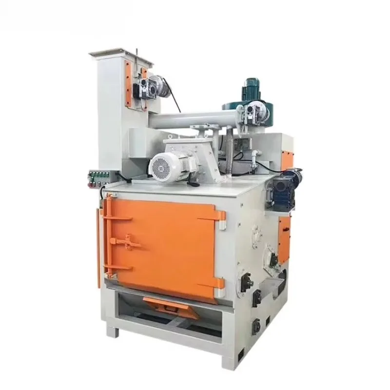 XL 2 high-quality electric, control gearbox motor, wear-resistant, drum-type automatic sandblasting machine, deburring