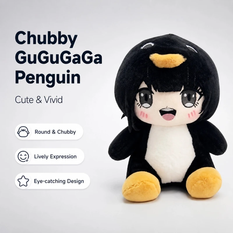 

Cute Penguin Administrator Figure Anime Model PVC Collectible Toy Desktop Ornament Birthday Gift for Fans
