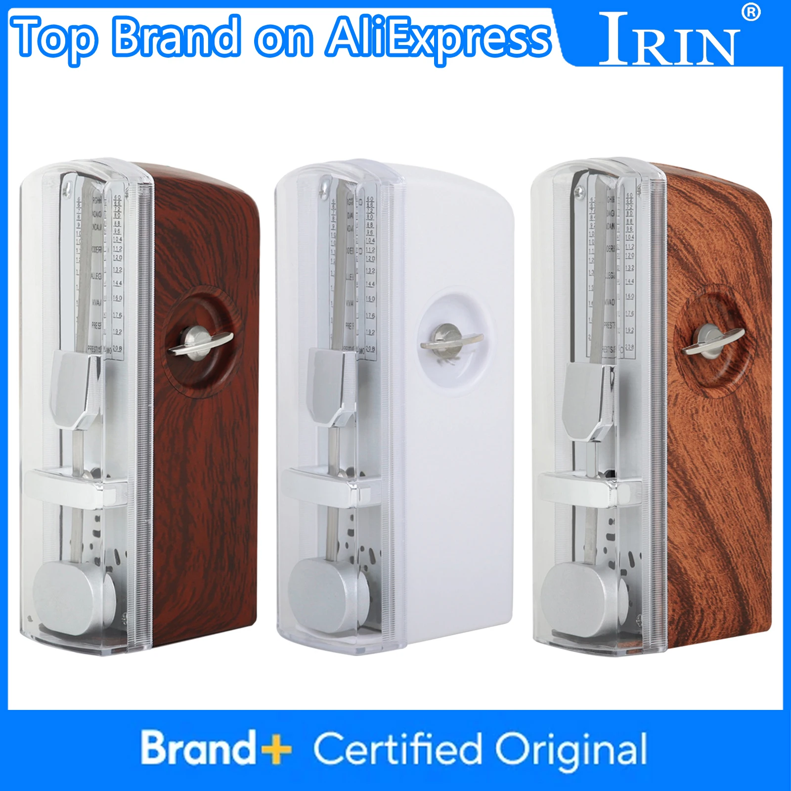 

SLADE Wooden Metronome Precise Rhythm Mechanical Pendulum Metronome For Guitar/Piano/Violin Universal Instruments Accessories