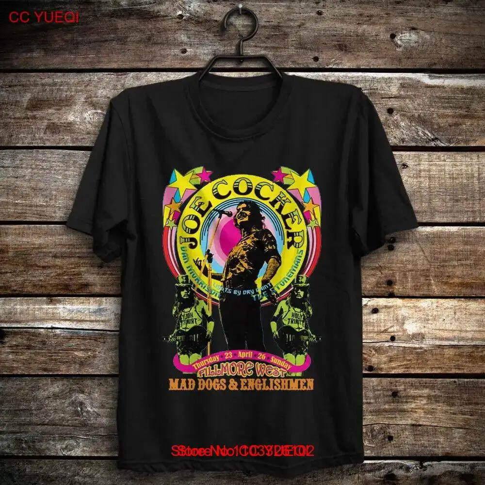 Retro Joe Cocker Concert Fillmore West Tee Mad Dogs & Englishmen Chris Stainton