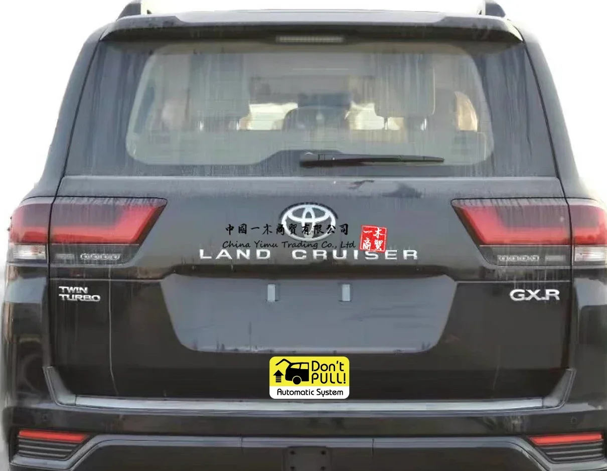 Car Styling Vinyl Tape Warning AUTOMATIC System DO NOT PULL Vehicle Auto Door Sticker Decals for RV MPV