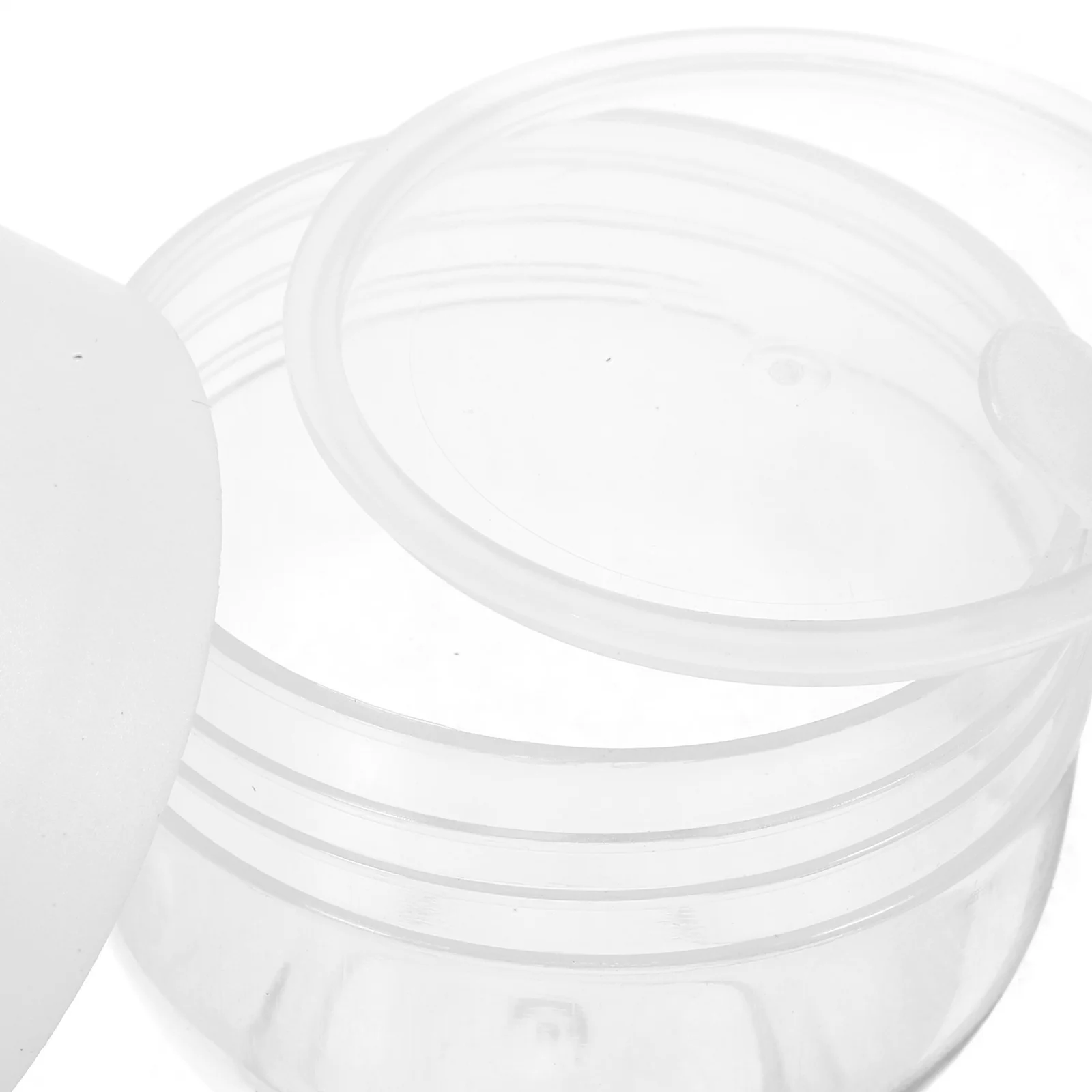 8Pcs Cream Jar Travel Size Empty Lotion Containers Lid Portable Jars for Face Cream Makeup Remover Non-Slip